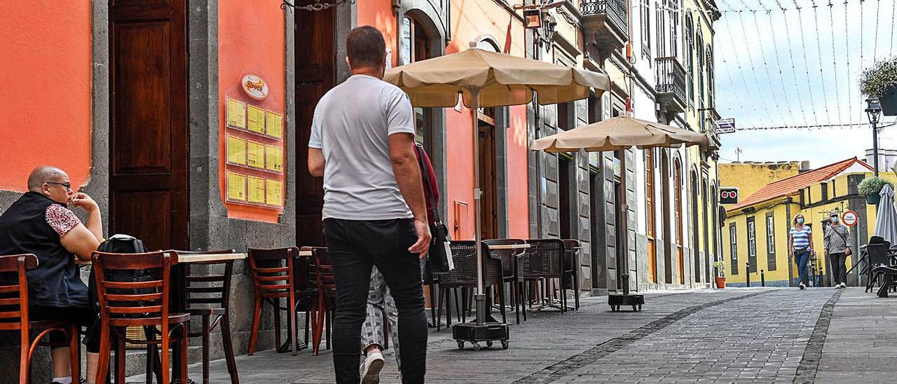 Terrazas en el casco de Arucas. | | JUAN CASTRO