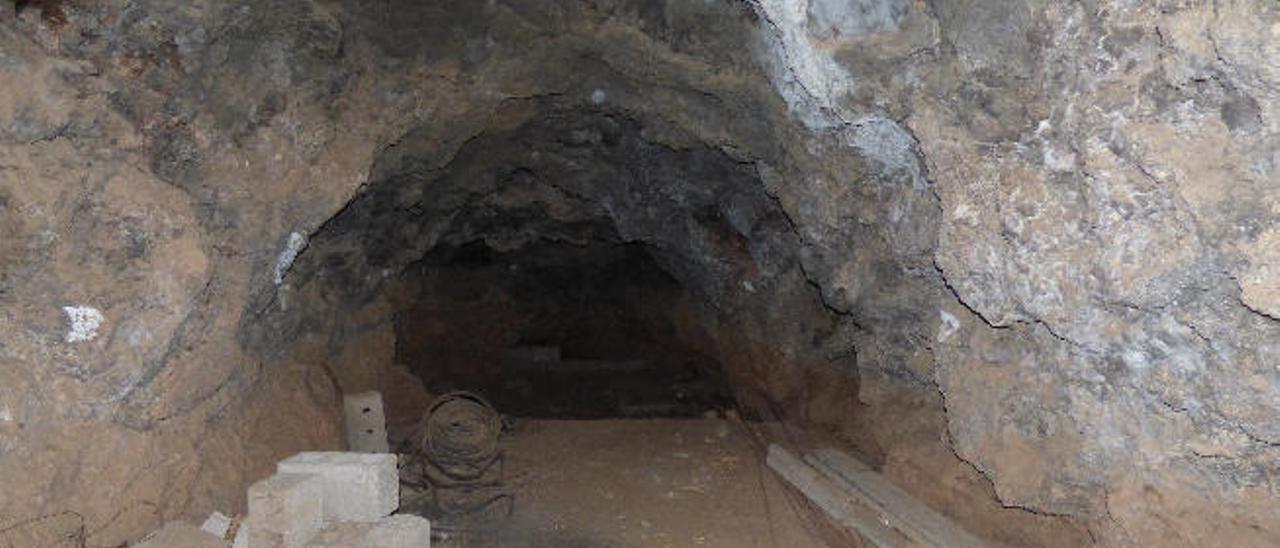 Entrada a la cueva de Los Clérigos de Ingenio, que pasará a formar parte del catálogo de Patrimonio.