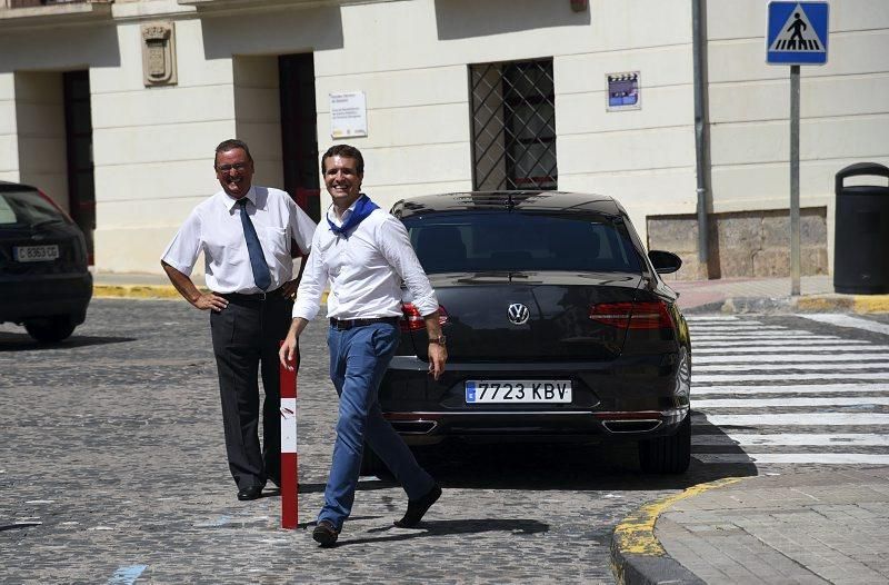 Visita de Pablo Casado a Tarazona