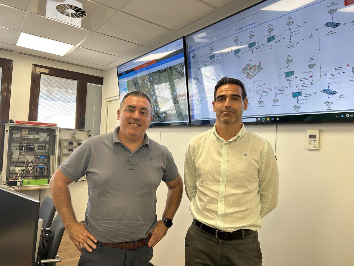 José Vicente Moreno y Javier Rosado, hoy.