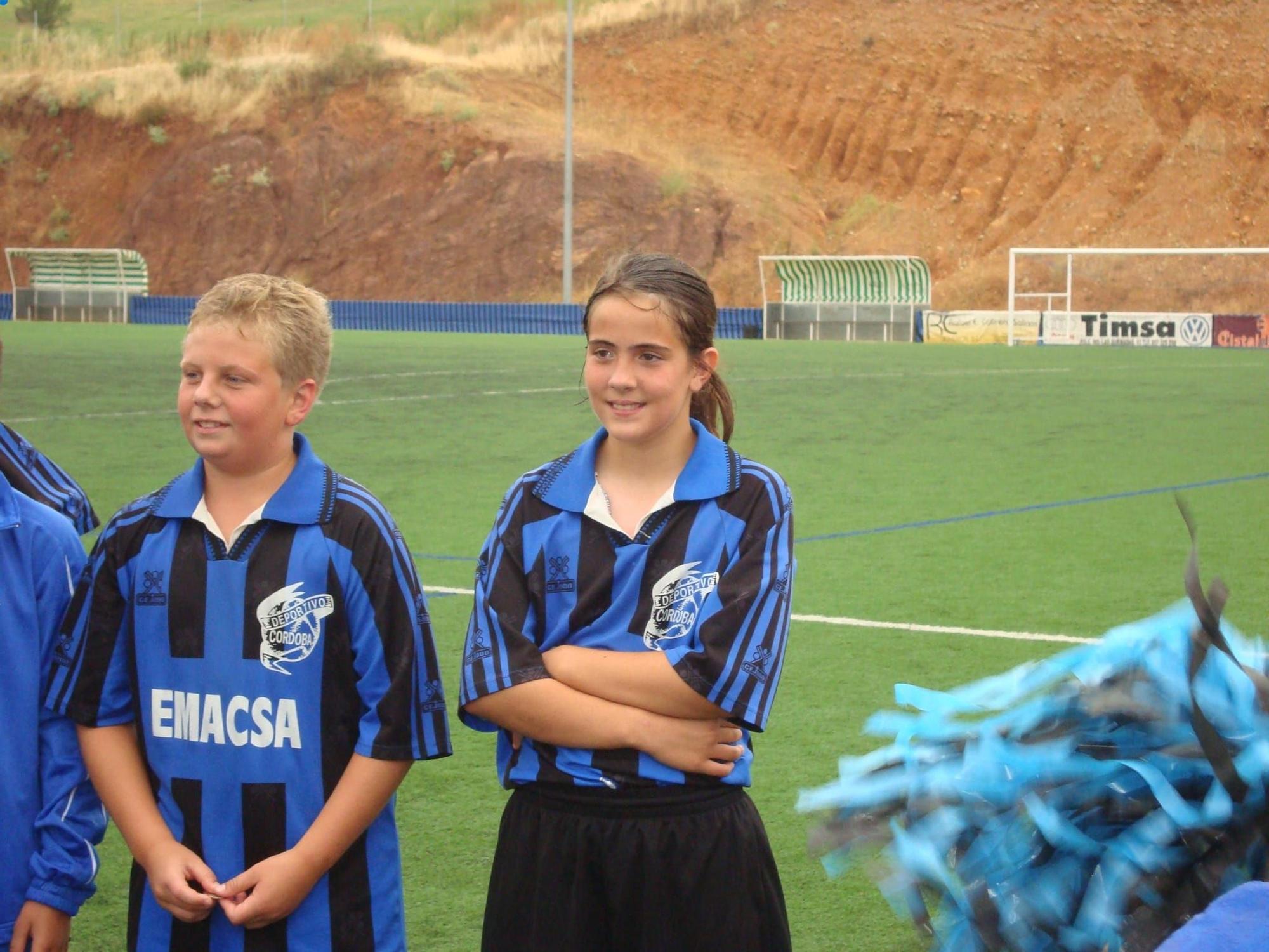 Con el Deportivo Córdoba infantil masculino