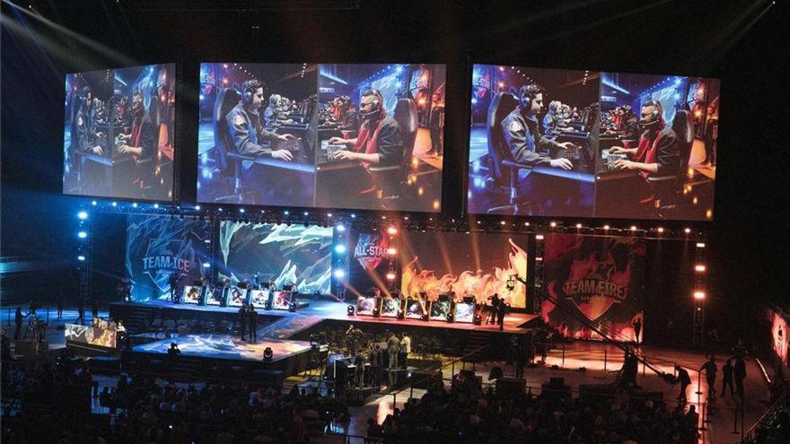 El &#039;all star&#039; de &#039;League of Legends&#039; en el Palau Sant Jordi de Barcelona.