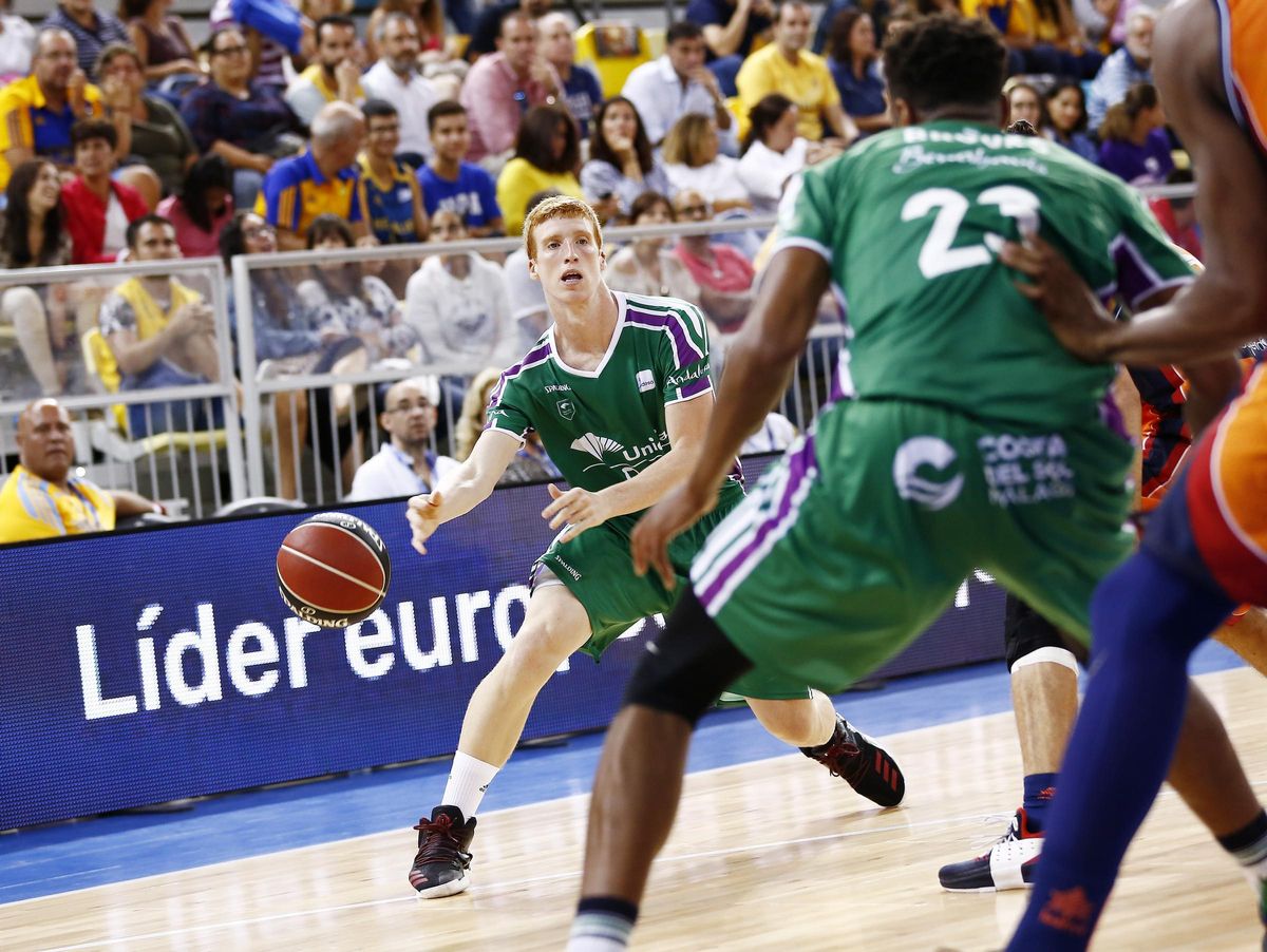 Alberto Díaz, en las semifinales de la Supercopa de 2017 ante el Valencia Basket.