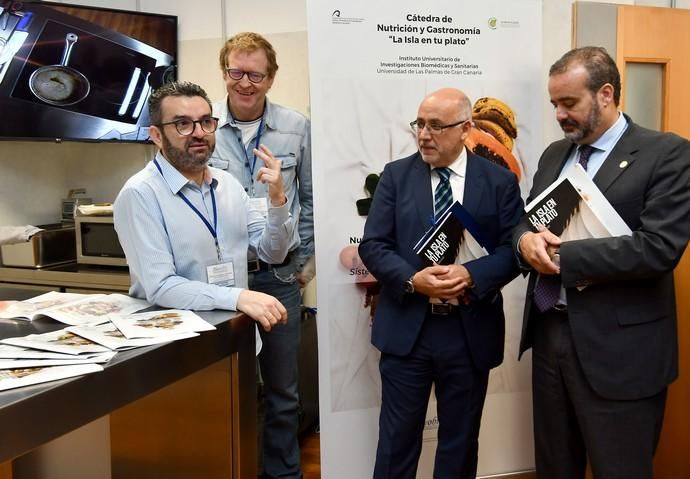 12/12/2019 LAS PALMAS DE GRAN CANARIA. Inauguración dentro de las jornadas de Nutrición, Sostenibilidad y Gastronomia en la ULPGC, del primer laboratorio-cocina ubicano en una universidad española.   Fotógrafa: YAIZA SOCORRO.  | 12/12/2019 | Fotógrafo: Yaiza Socorro