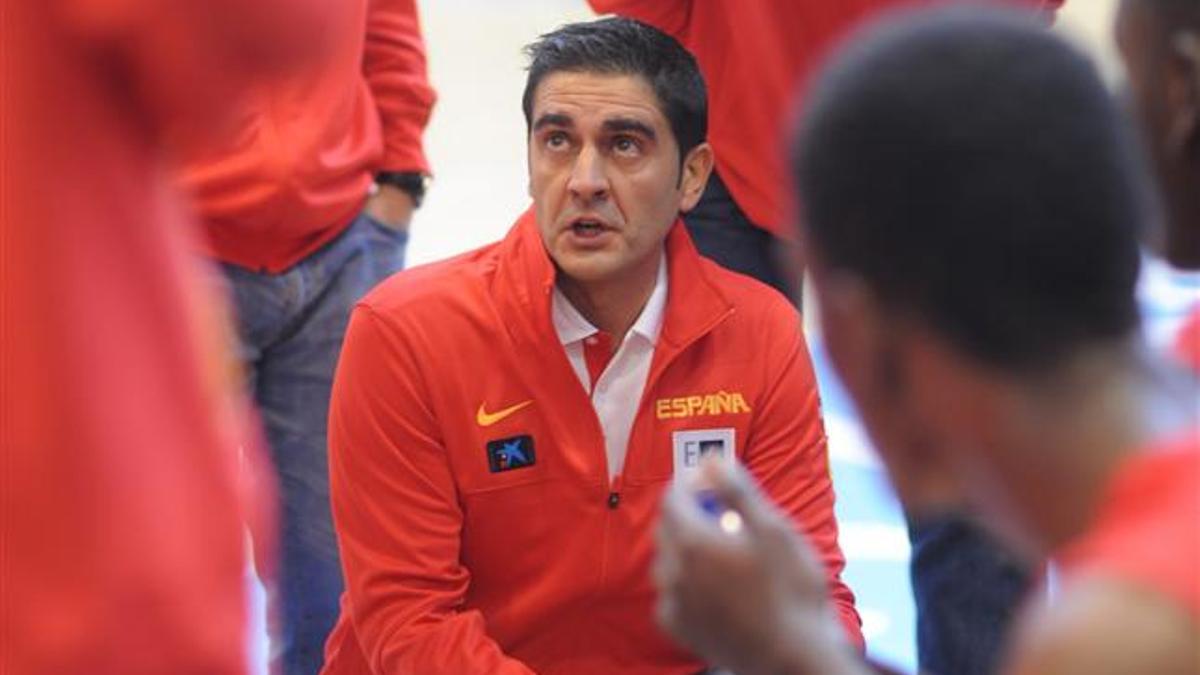 El seleccionador nacional David Soria, que impartirá el Clínic d'Hivern del Ontinyent Club de Bàsquet.