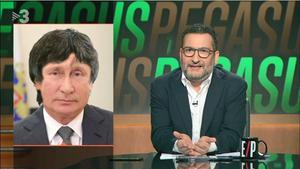 Putin con peluca estilo Puigdemont (TV-3).