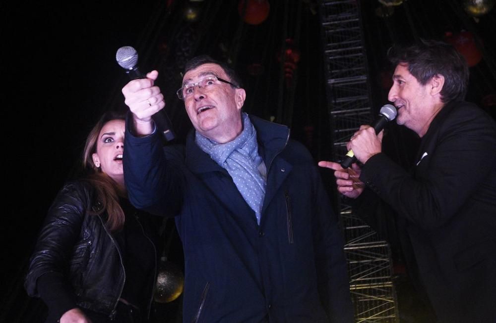 Encendido del árbol de la Circular en Murcia