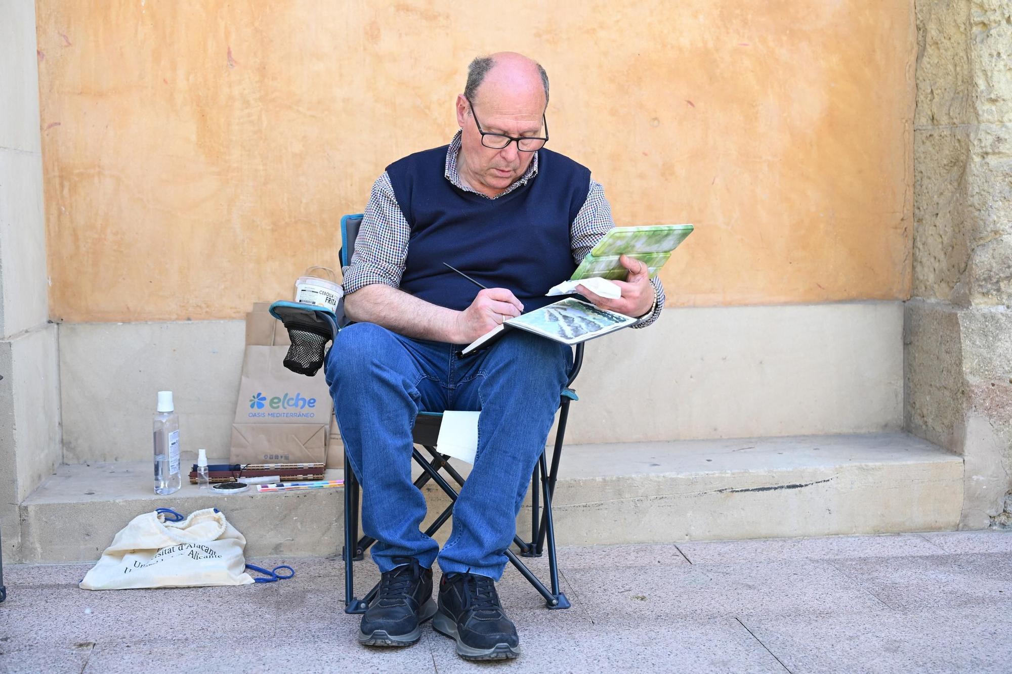 El undécimo encuentro de dibujantes urbanos de Elche, en imágenes