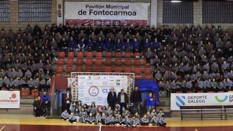 Presentación de todas las categorías base del CLB, club que reúne a unos 500 jugadores desde 4 años hasta adultos. // Iñaki Abella