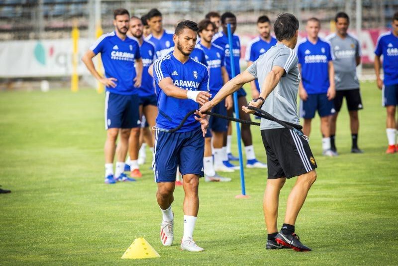 Entrenamiento del Real Zaragoza del 24 de julio