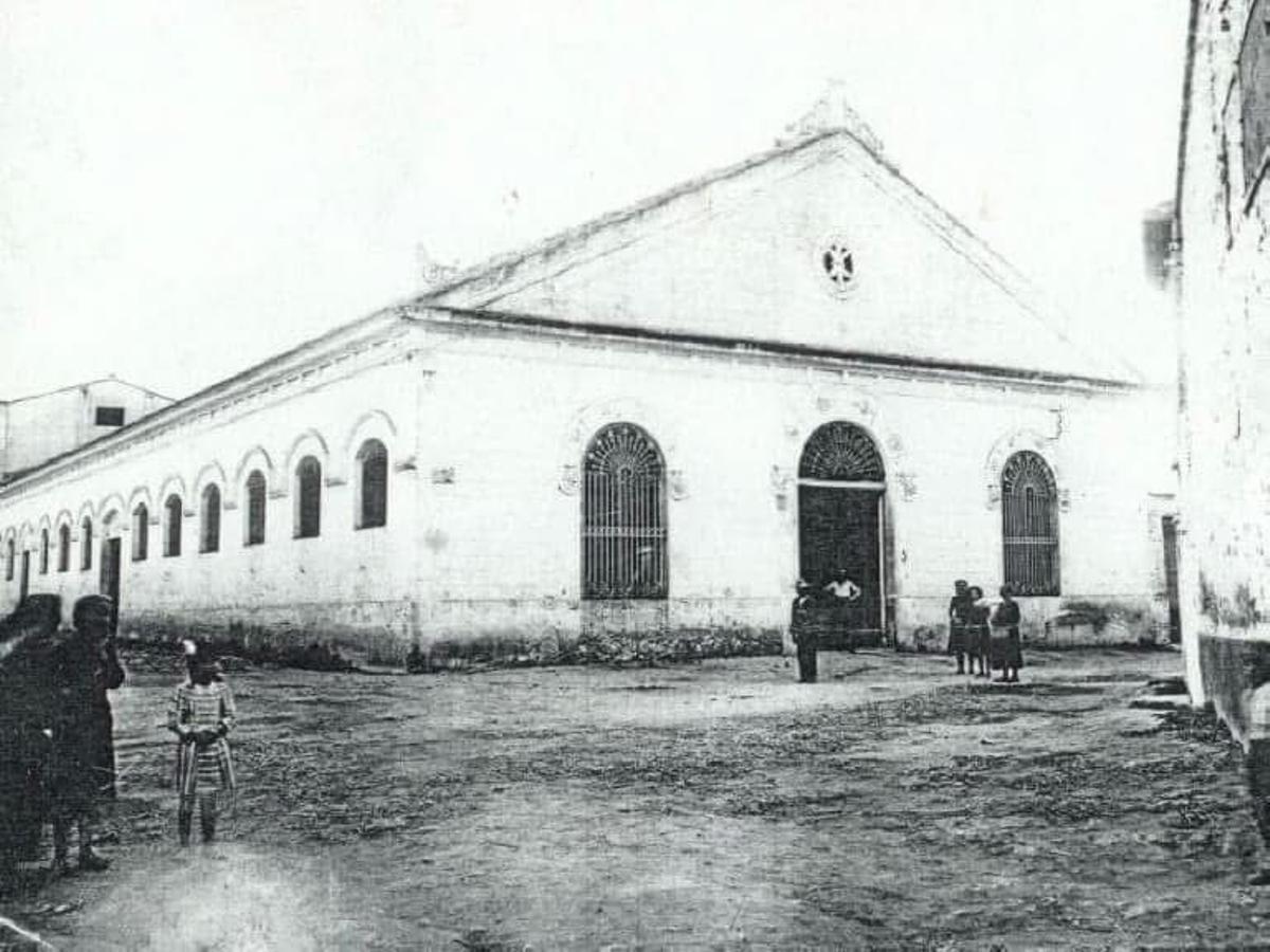 Imagen antigua del molino, transformado con posterioridad en una sala de banquetes.