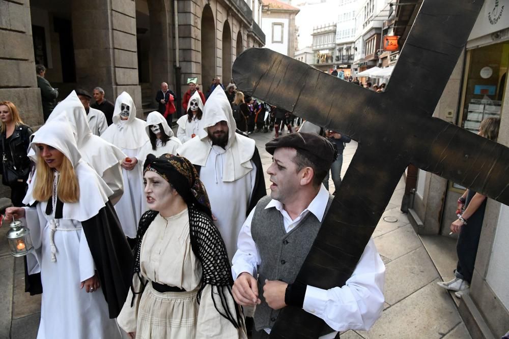 El desfile partió de la plaza de Lugo y finalizó en María Pita.