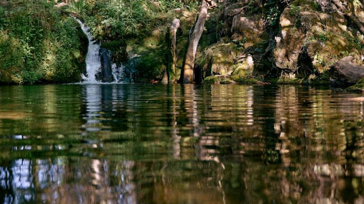 Cascadas del Huéznar, en el curso alto del Rivera del Huéznar, en la provincia de Sevilla
