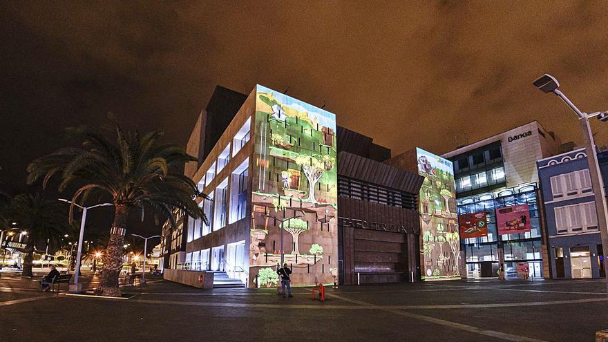 Un ‘videomapping’ por la biodiversidad