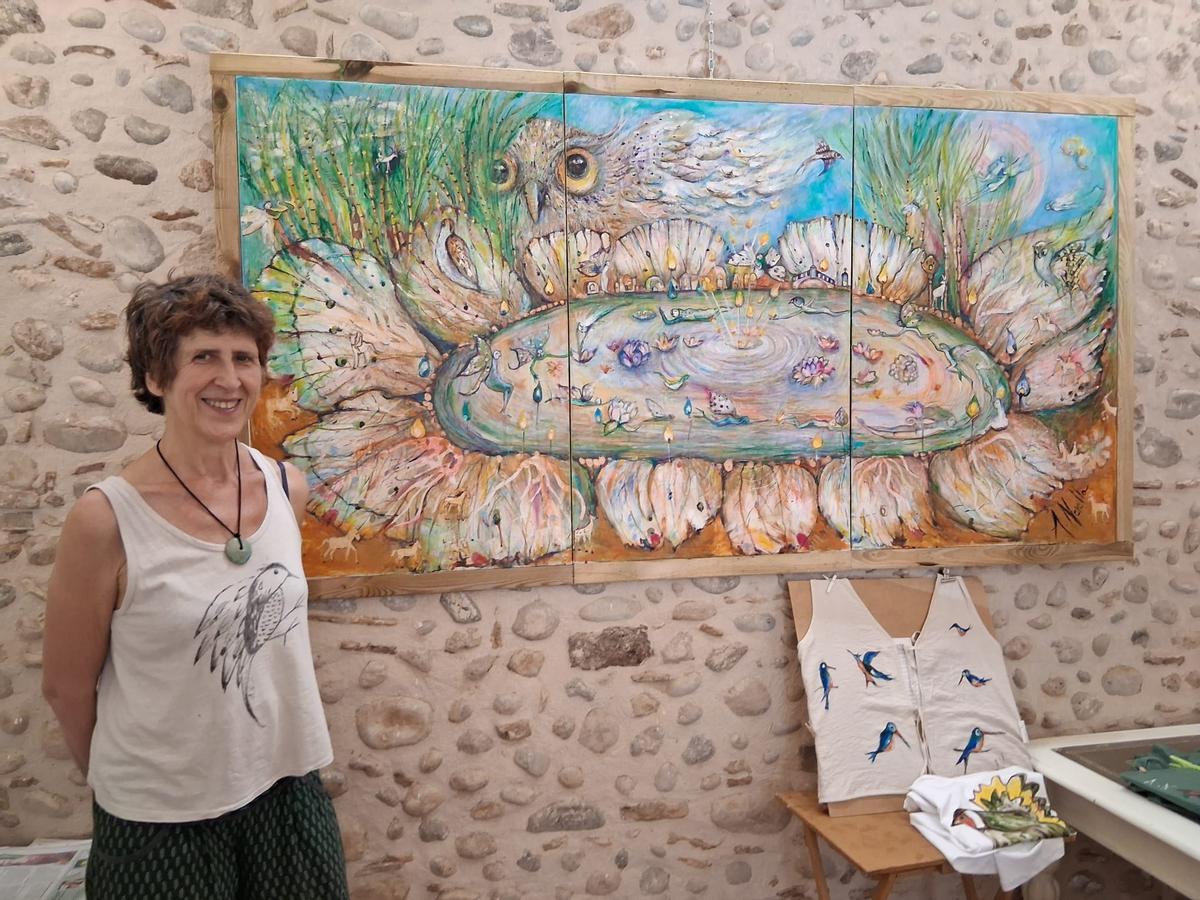 Anna Novella acaba d'inaugurar taller d'art a Sant Pere