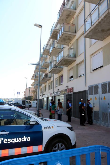 Desallotjament d'un edifici ocupat a Sant Antoni de Calonge