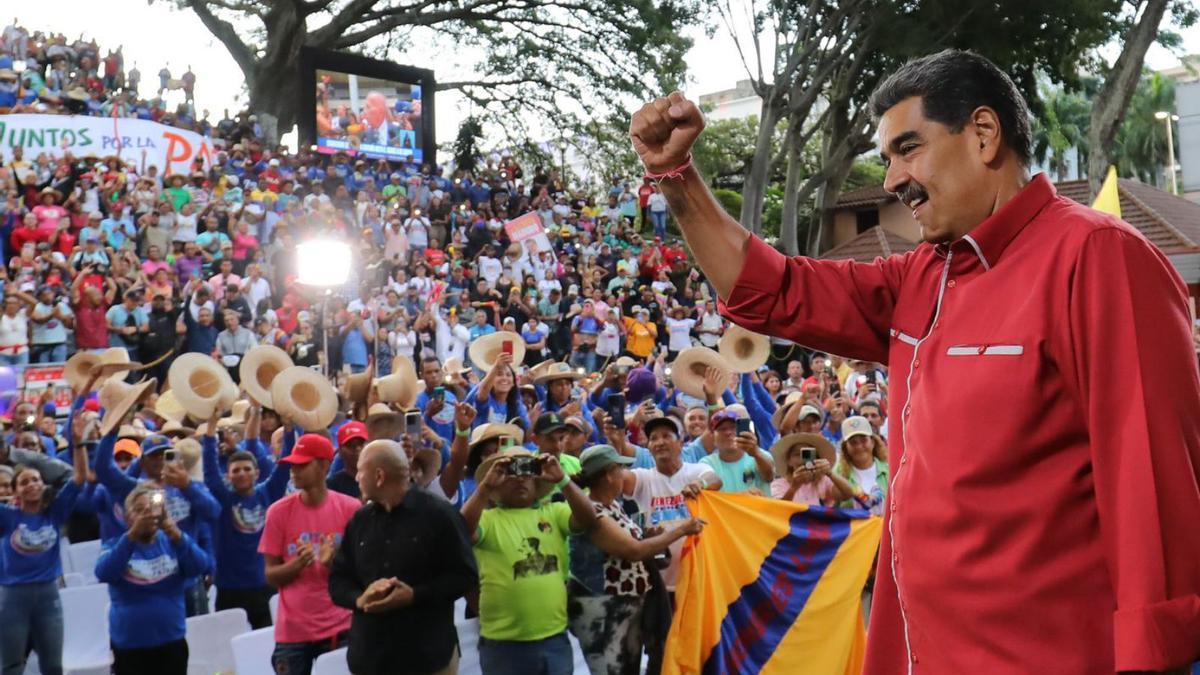 Nicolás Maduro, en un acto en Caracas