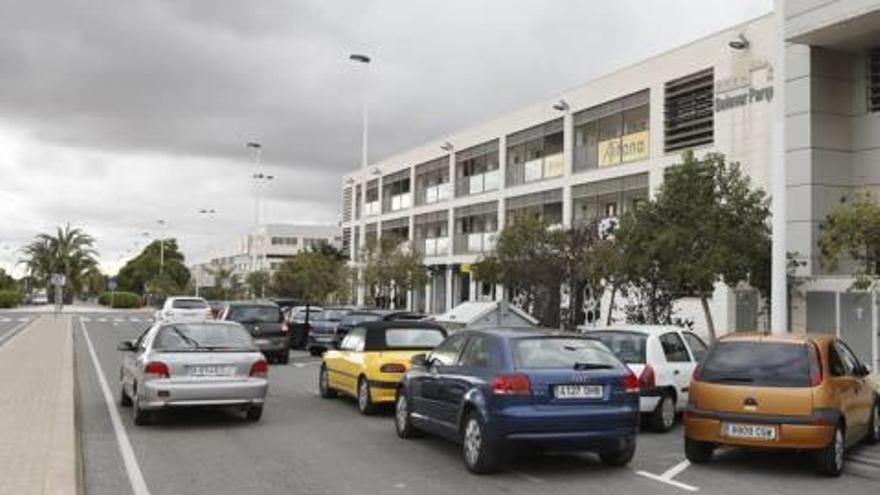 Una zona de Elche Parque Empresarial.