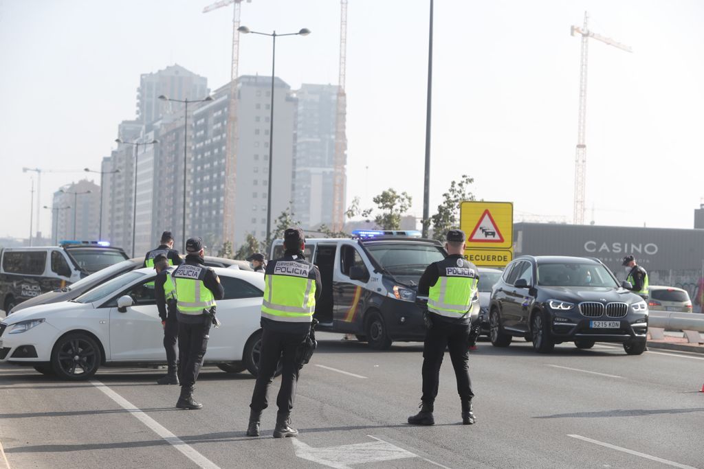 Controles en el cuarto cierre perimetral de la ciudad de València