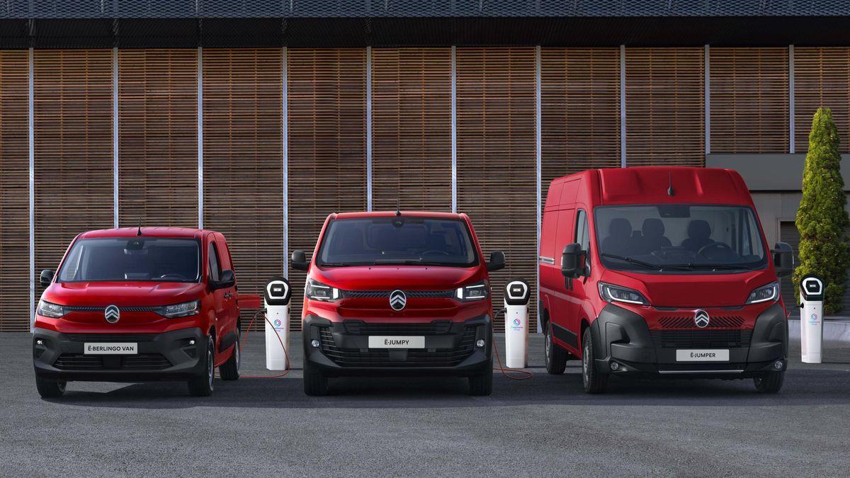 Citroën ofrece una extensa oferta de modelos comerciales que incluye eficientes versiones 100% eléctricas