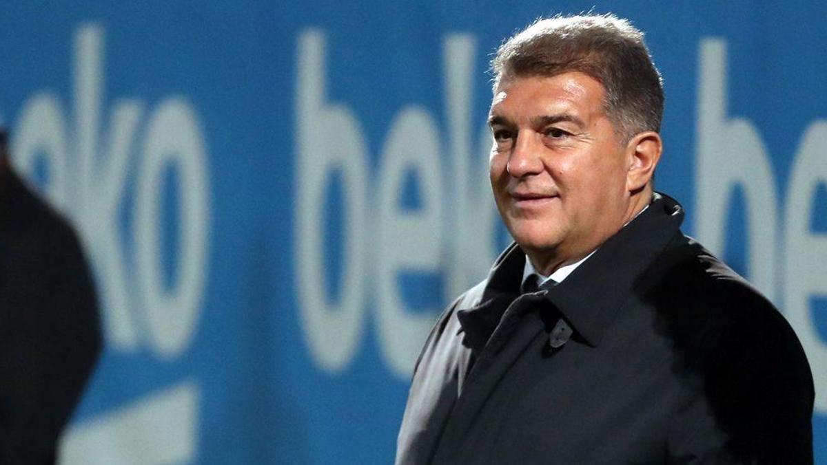 Laporta, en la Ciutat Esportiva Joan Gamper