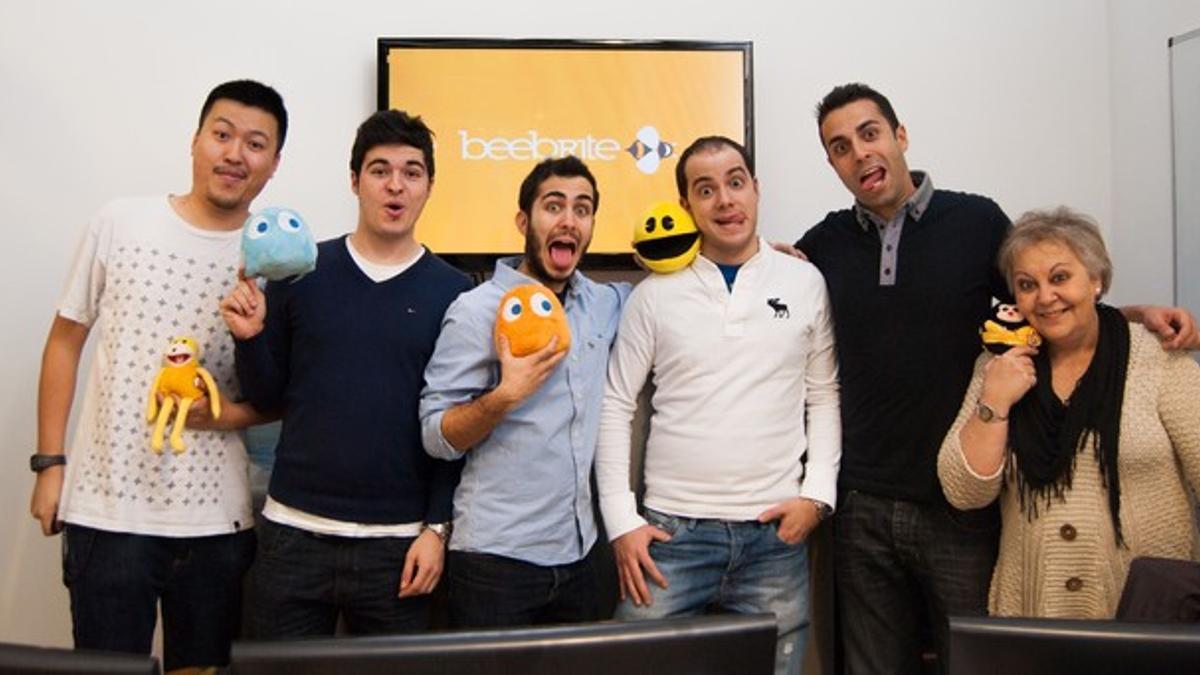 El equipo de la plataforma de juegos Beebrite.