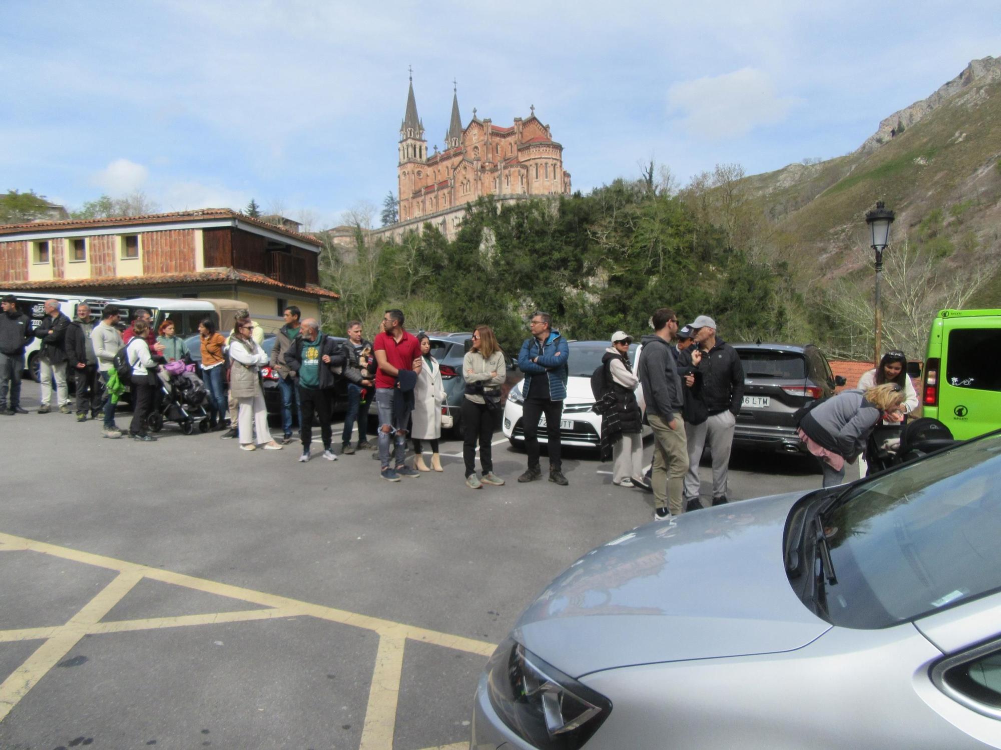 Enorme afluencia de turistas a los Picos de Europa