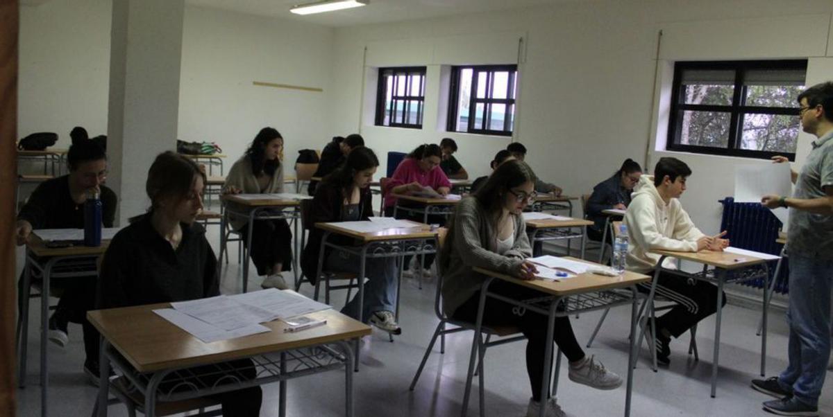 Veinte estudiantes de la comarca realizan la prueba de acceso a la Universidad