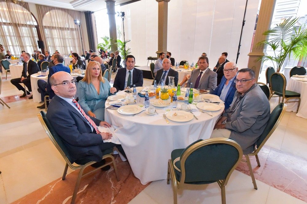 Augusto Hidalgo, en el Foro de Prensa Ibérica en Canarias