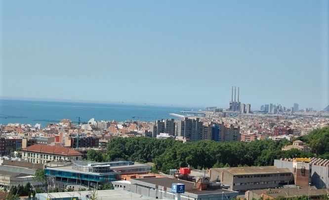 Vista aérea de Badalona.