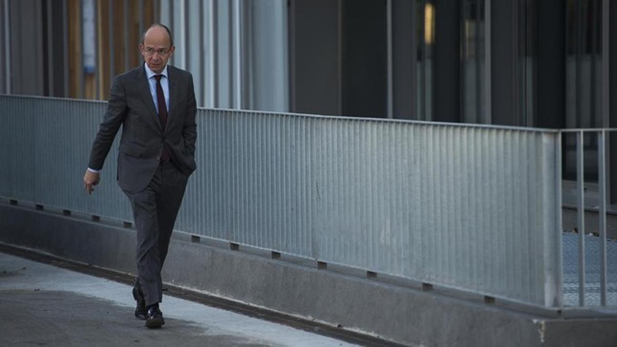 Jordi Cardoner, en el Camp Nou.