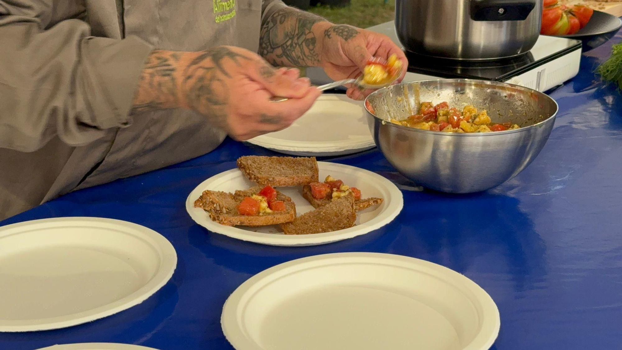 Así fue el showcooking de David Montes en FAPEA
