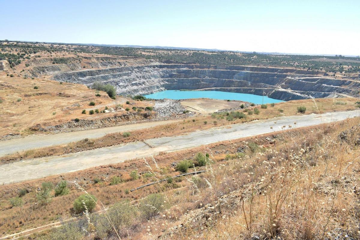Una imagen de la mina de Aznalcóllar.