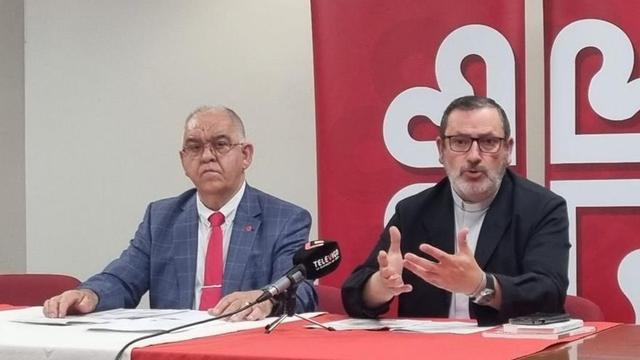 Gonzalo Davila (izq.) y Javier Alonso, durante la rueda de prensa.