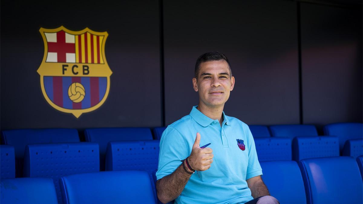 Rafa Márquez, técnico del Barça Atlètic