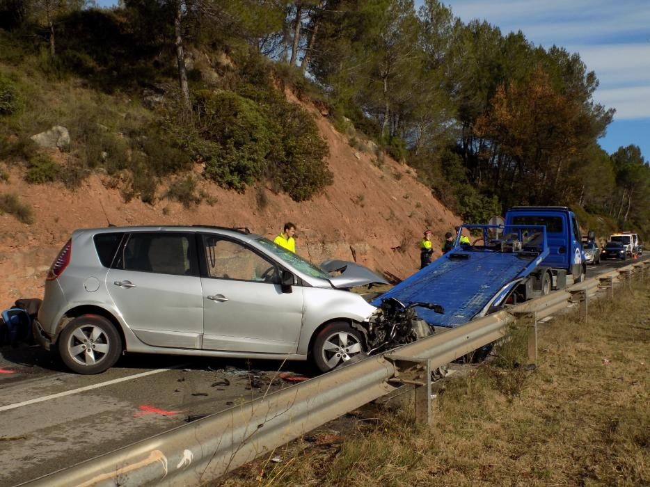 Accident mortal a Sant Salvador de Guardiola