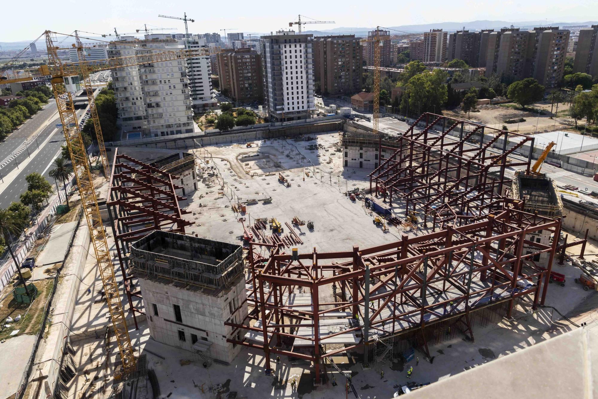 Así avanzan las obras del Casal España Arena de València - Levante-EMV