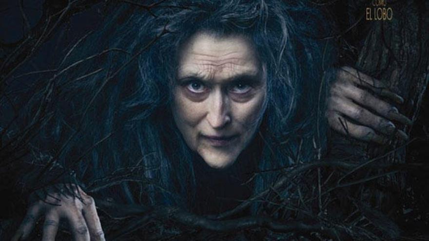 Meryl Streep en el póster de &#039;Into the Woods&#039;.