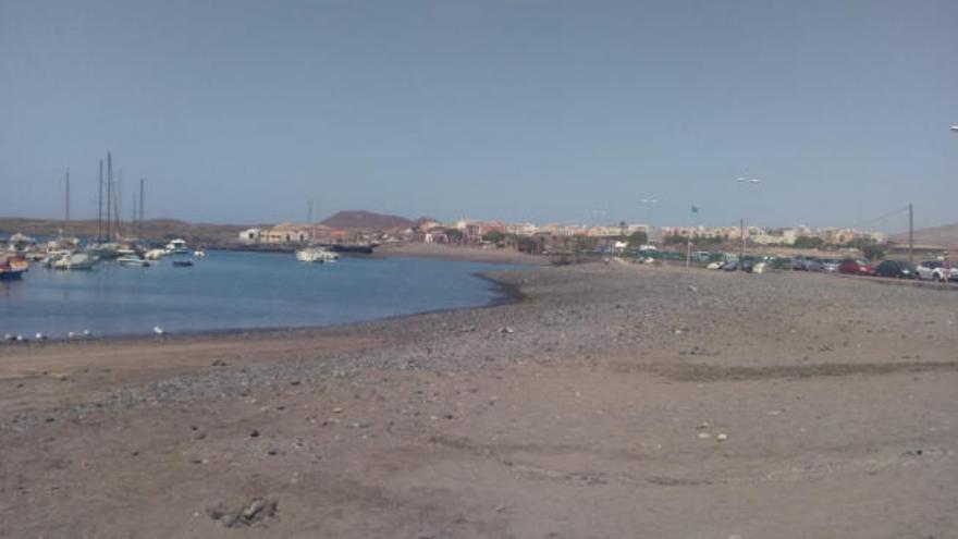 Playa de Las Galletas, en Arona.