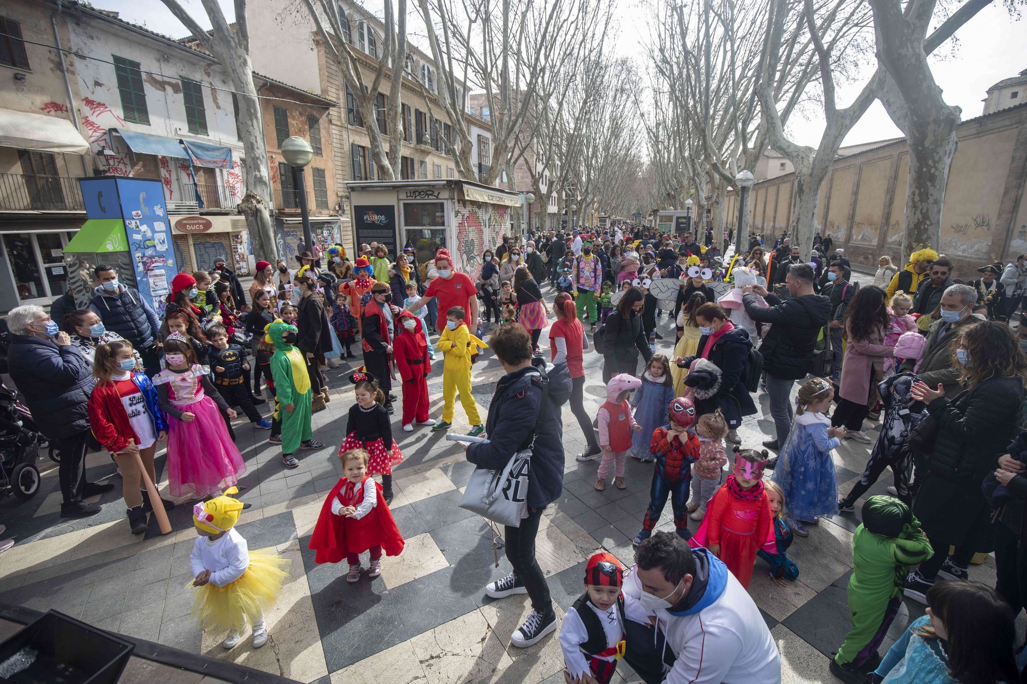 Aktivitäten statt Umzug: So haben die Kinder in Palma am Sonntag (27.2.) Karneval gefeiert