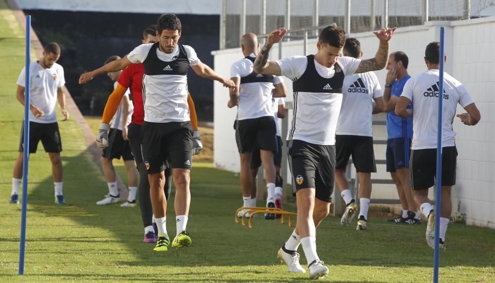 Las mejores fotos del entrenamiento del Valencia CF