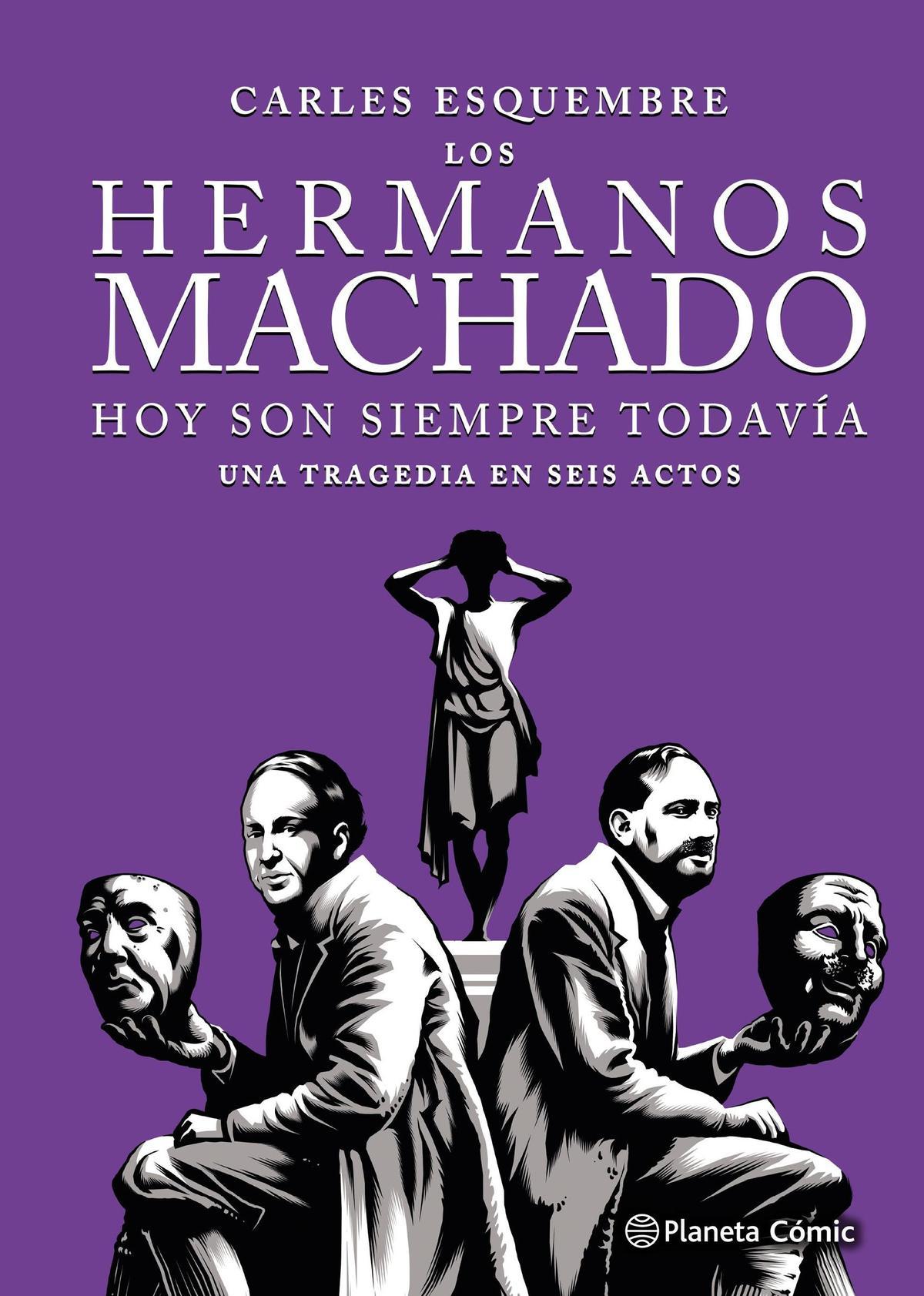 Portada de "Los hermanos Machado", novela grafica de Carles Esquembre