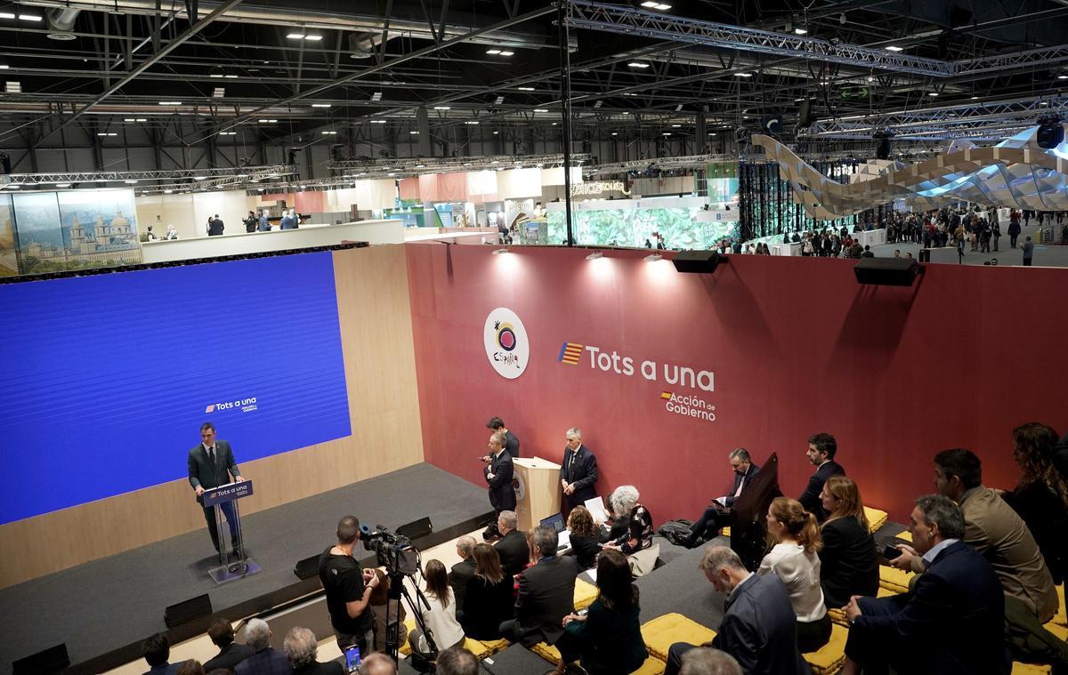 Pedro Sánchez en Fitur 2025