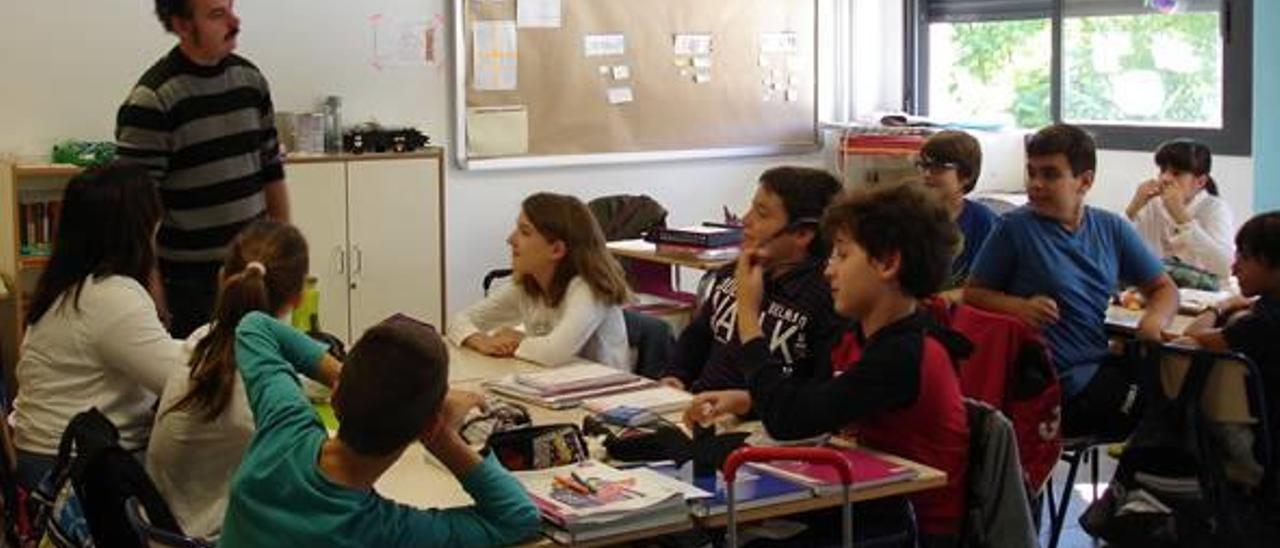 Pablo Albo, en el CEIP San Gabriel de Alicante