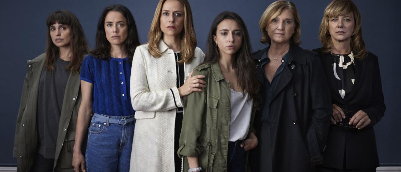 Las actrices de ’Intimidad’: Verónica Echegui, Patricia López Arnaiz, Itziar Ituño, Yune Nogueiras, Ana Wagener y Emma Suárez.