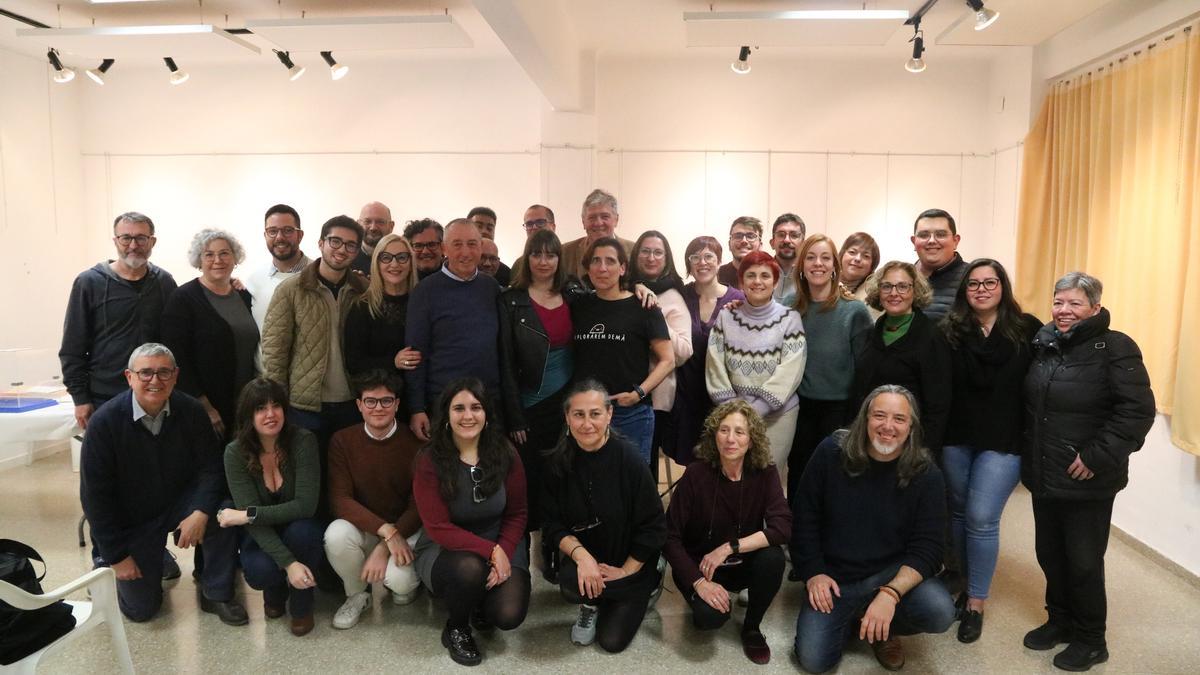 Asistentes al congreso comarcal de Més en l'Horta Sud.