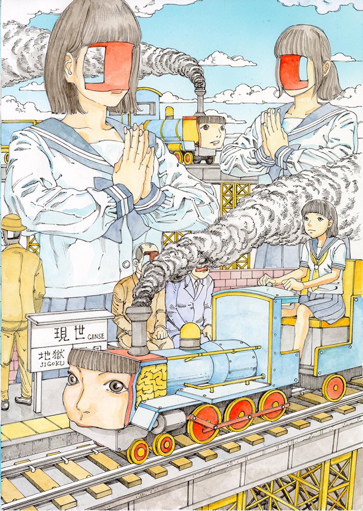 Muestra de la obra de Shintaro Kago.