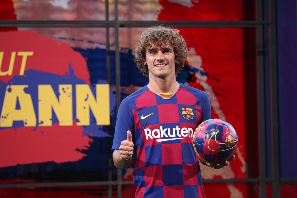 Presentación de Antoine Griezmann con el Barcelona