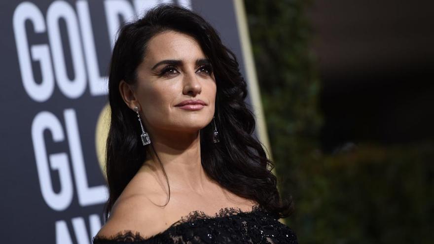 Penélope Cruz en la gala de los Globos de Oro.