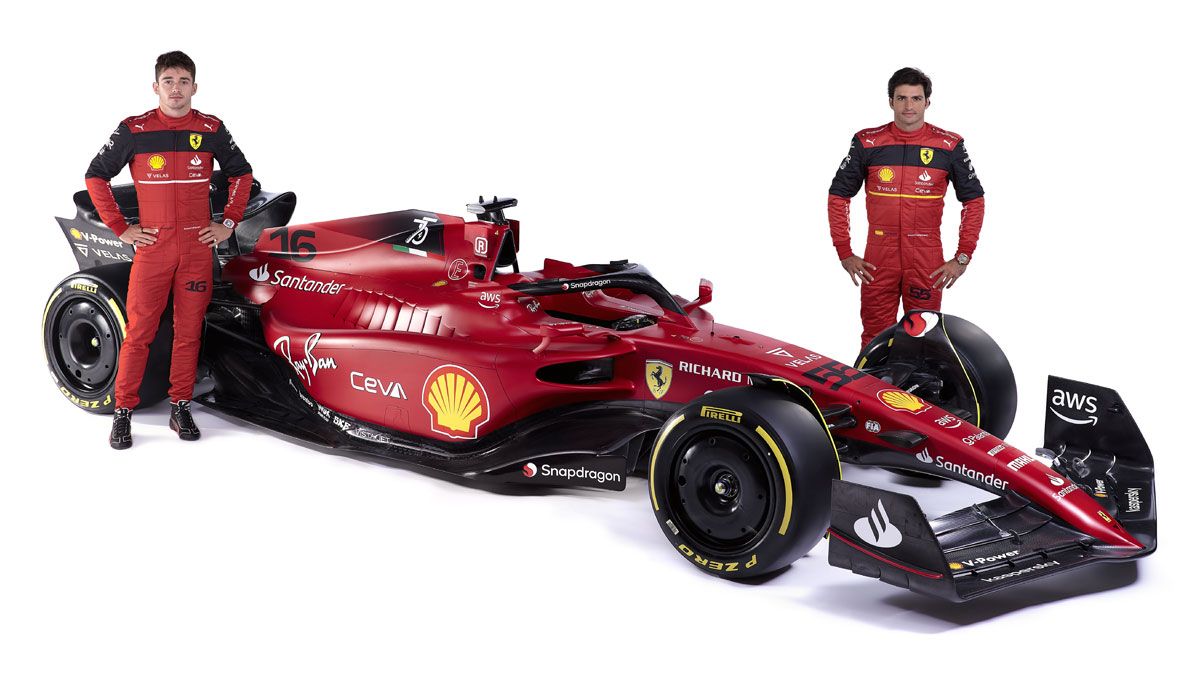 Leclerc y Sainz han destacado las líneas &quot;agresivas&quot; del Ferrari F1-75